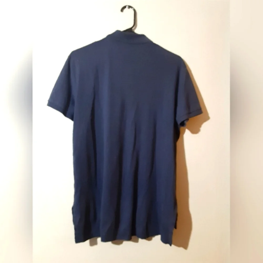 Polo Ralph Lauren Deep Blue Polo Shirt Pima Soft Cotton Short Sleeve Men's M